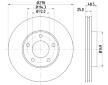 Brzdový kotouč HELLA 8DD 355 128-231