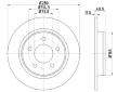 Brzdový kotouč HELLA 8DD 355 110-911