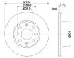 Brzdový kotouč HELLA 8DD 355 111-341