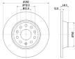Brzdový kotouč HELLA 8DD 355 112-141