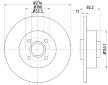 Brzdový kotouč HELLA 8DD 355 112-211