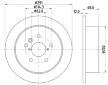 Brzdový kotouč HELLA 8DD 355 112-421