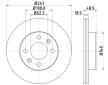 Brzdový kotouč HELLA 8DD 355 112-791