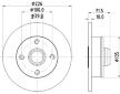 Brzdový kotouč HELLA 8DD 355 113-461