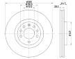 Brzdový kotouč HELLA 8DD 355 113-541