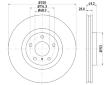 Brzdový kotouč HELLA 8DD 355 114-101