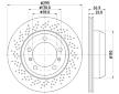 Brzdový kotouč HELLA 8DD 355 120-221
