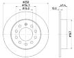 Brzdový kotouč HELLA 8DD 355 114-531