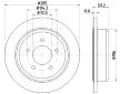 Brzdový kotouč HELLA 8DD 355 114-801