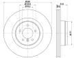 Brzdový kotouč HELLA 8DD 355 128-981