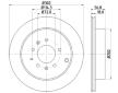 Brzdový kotouč HELLA 8DD 355 115-791