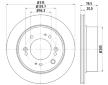 Brzdový kotouč HELLA 8DD 355 116-571