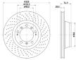 Brzdový kotouč HELLA 8DD 355 135-061