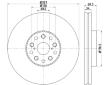 Brzdový kotouč HELLA 8DD 355 116-911