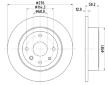 Brzdový kotouč HELLA 8DD 355 116-991