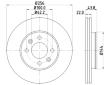 Brzdový kotouč HELLA 8DD 355 117-981