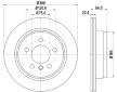 Brzdový kotouč HELLA 8DD 355 118-271