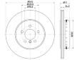 Brzdový kotouč HELLA 8DD 355 120-871