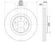 Brzdový kotouč HELLA 8DD 355 125-341