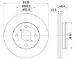 Brzdový kotouč HELLA 8DD 355 126-961