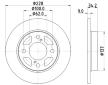 Brzdový kotouč HELLA 8DD 355 132-041