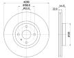Brzdový kotouč HELLA 8DD 355 132-111