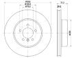 Brzdový kotouč HELLA 8DD 355 133-511