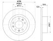 Brzdový kotouč HELLA 8DD 355 132-841