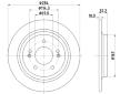 Brzdový kotouč HELLA 8DD 355 132-921