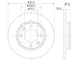 Brzdový kotouč HELLA 8DD 355 133-571