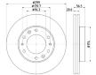 Brzdový kotouč HELLA 8DD 355 134-821