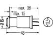 Kontrolka HELLA 2AA 001 204-031