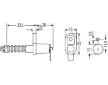 Spínač, dveřní kontakt HELLA 6ZF 007 239-001