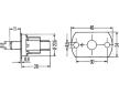 Spínač, dveřní kontakt HELLA 6ZF 005 686-067