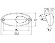 Obrysove svetlo HELLA 2PF 964 295-257