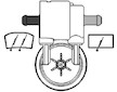 Vodní čerpadlo ostřikovače, čistění skel HELLA 8TW 005 206-031