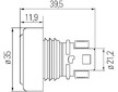 Obrysove svetlo HELLA 2PF 340 825-001