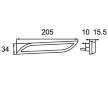 Boční obrysové světlo HELLA 2PS 013 305-101