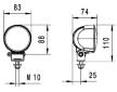 Pracovní světlomet HELLA 1G0 996 576-031