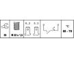 Teplotní spínač, větrák chladiče HELLA 6ZT 007 800-041