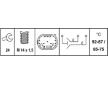 Teplotní spínač, větrák chladiče HELLA 6ZT 007 835-051