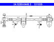 Brzdová hadice ATE 24.5299-0449.3