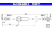 Brzdová hadice ATE 24.5112-0492.3