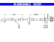 Brzdová hadice ATE 24.5286-0488.3