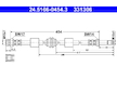 Brzdová hadice ATE 24.5166-0454.3