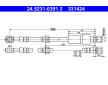 Brzdová hadice ATE 24.5231-0391.3