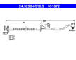 Brzdová hadice ATE 24.5298-0516.3