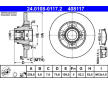 Brzdový kotouč ATE 24.0108-0117.2