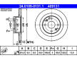 Brzdový kotouč ATE 24.0109-0131.1