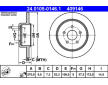 Brzdový kotouč ATE 24.0109-0146.1